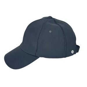 Lululemon Baller Hat Cap Black Strapback Soft Adjustable One Size Active